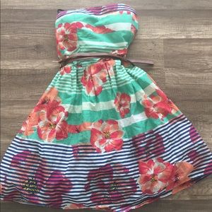Adorable Strapless Spring Dress - ModCloth